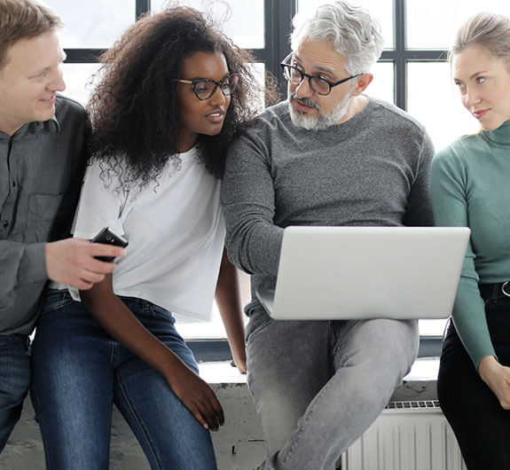 a collaboration of the team